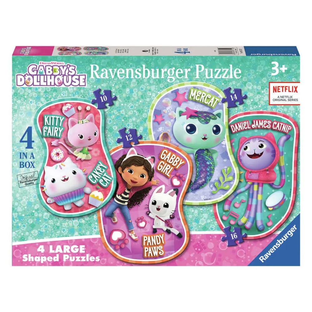 Ravensburger Gabby's Dollhouse - 4 Large Puzzles